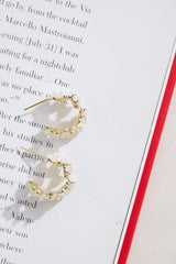 18k Gold Plated Mystique Earrings Gold