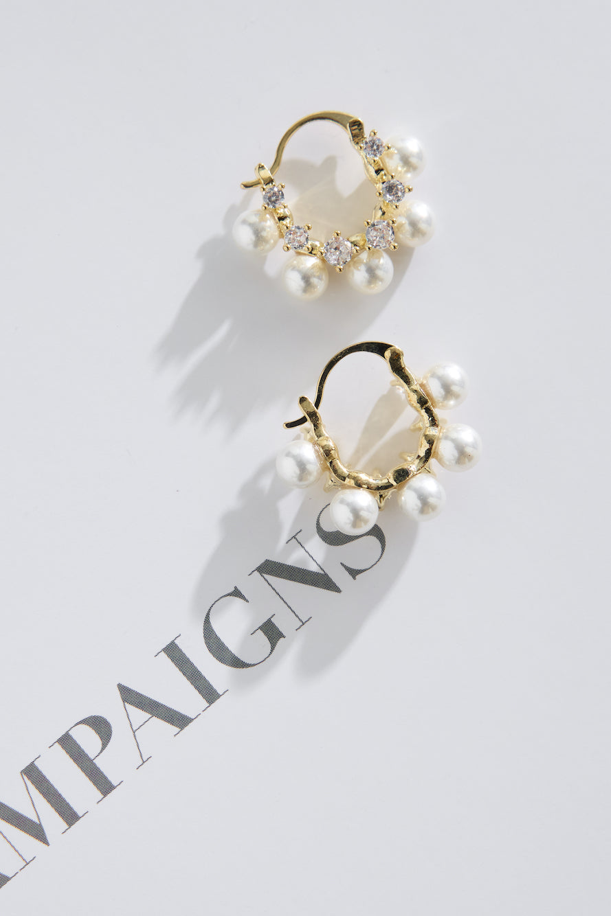 18k Gold Plated Whimsical Vibe Earrings Gold