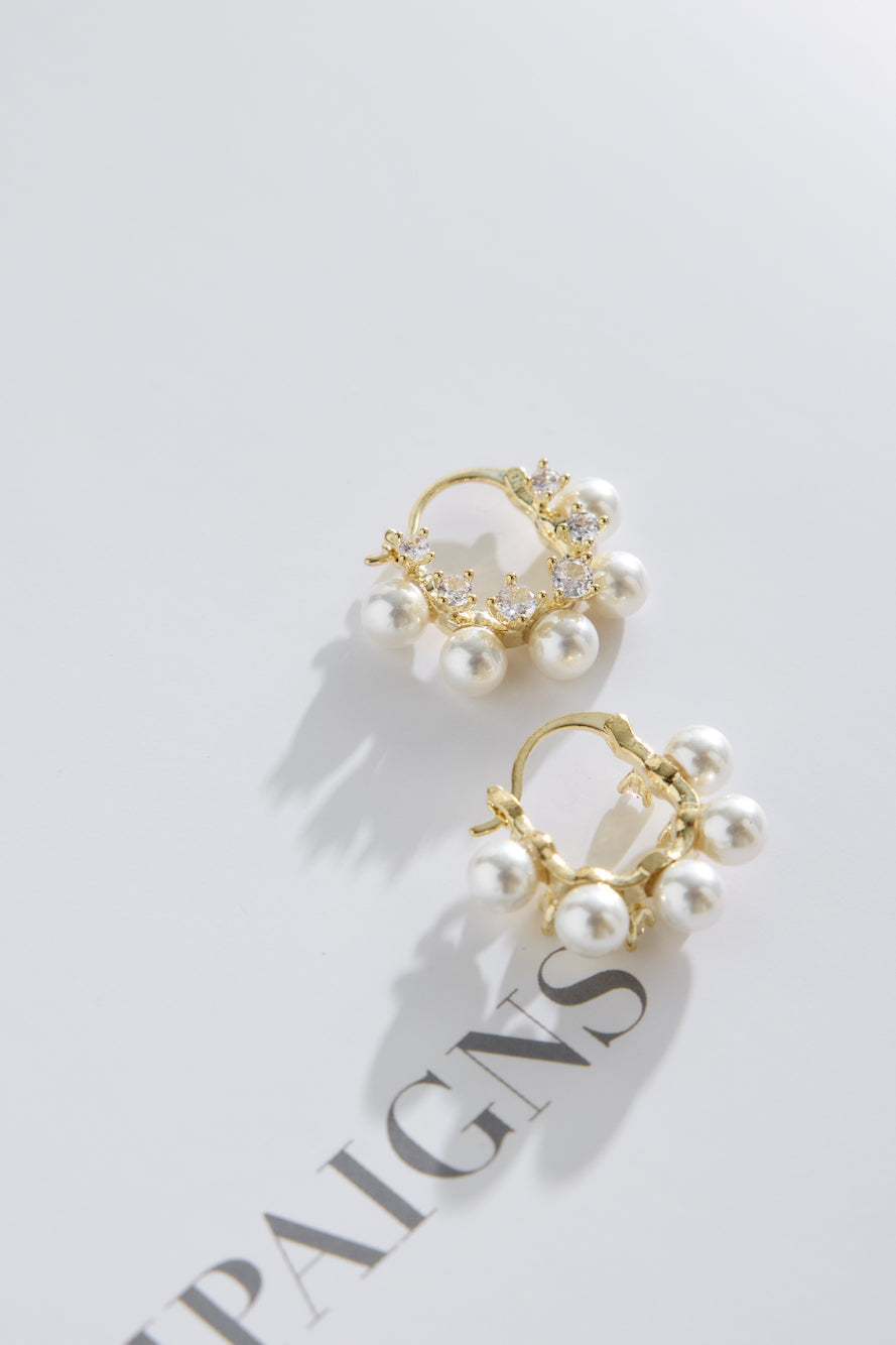 18k Gold Plated Whimsical Vibe Earrings Gold