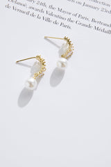 18k Gold Plated Selene Earrings Gold