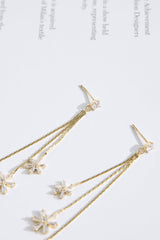 18k Gold Plated Marigold Earrings Gold