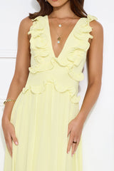 Light Embrace Maxi Dress Yellow