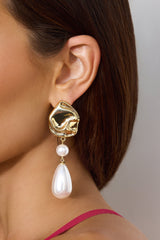 18k Gold Plated Delora Earrings Gold