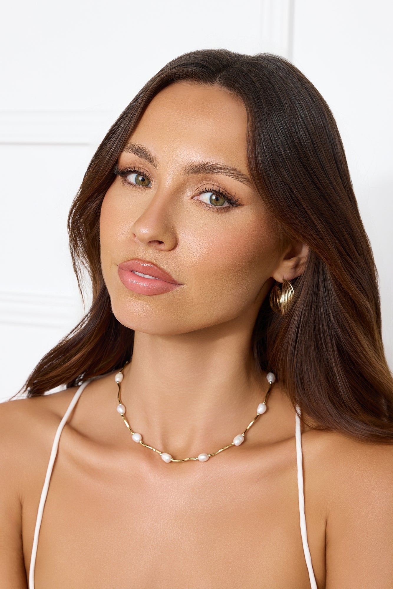 18k Gold Plated Poesy Necklace Gold