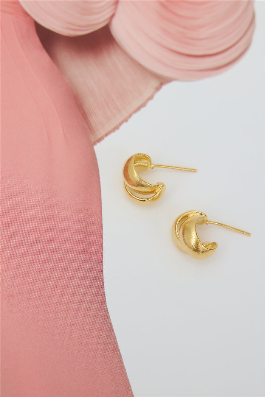 Alira Earrings Gold