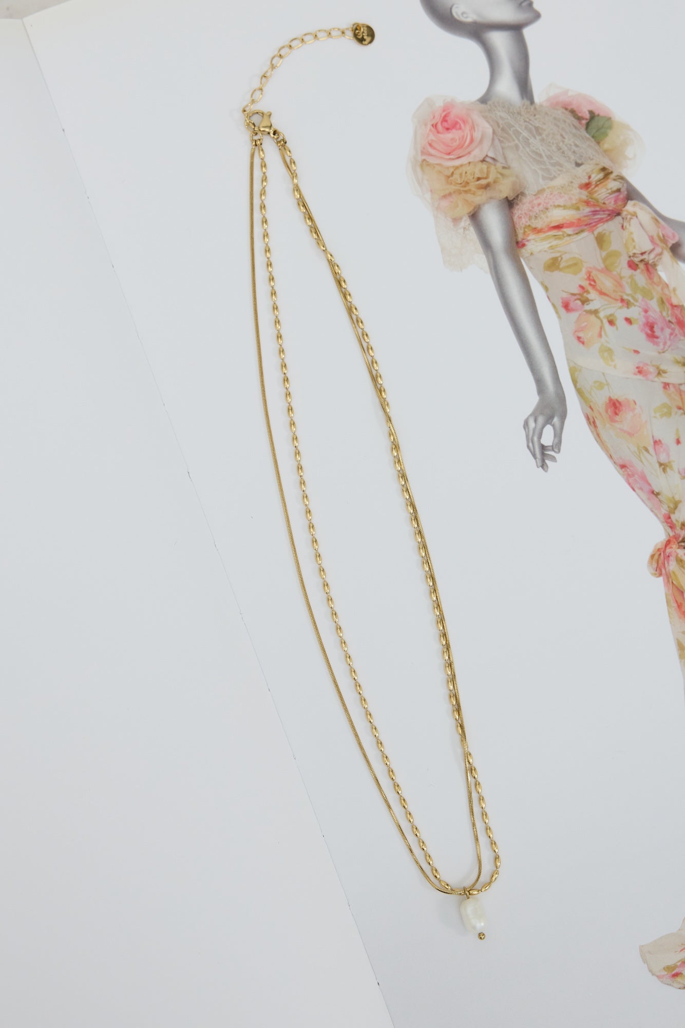 Natalina Necklace Gold