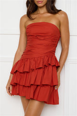 Attention Snatch Mini Dress Red