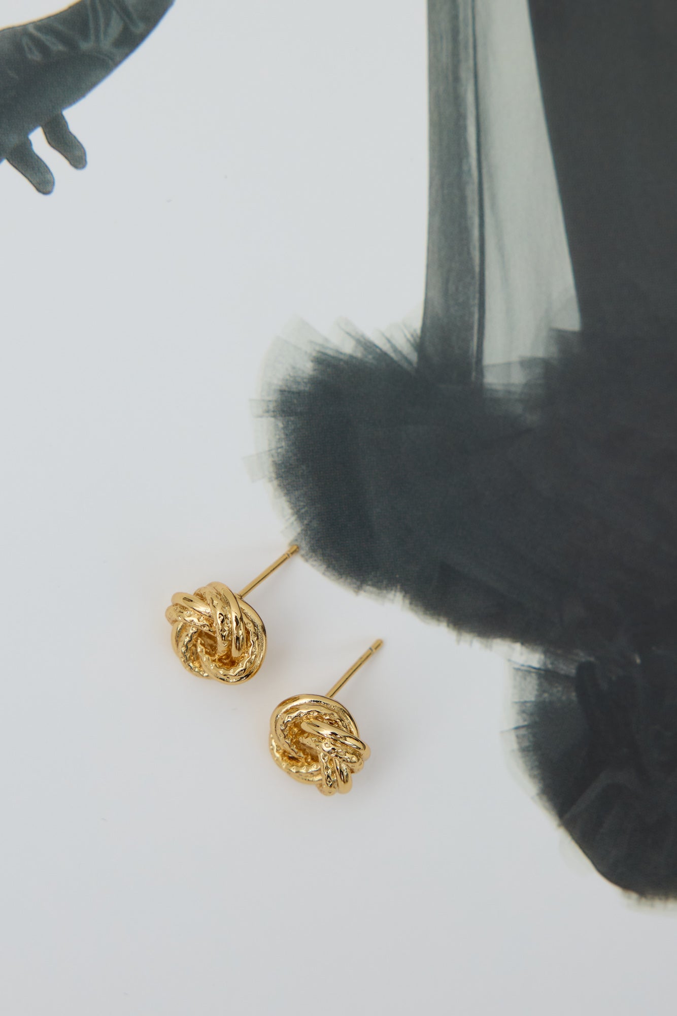 Evening Wear Earrings Gold