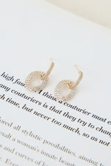 Diamond Love Earrings Gold