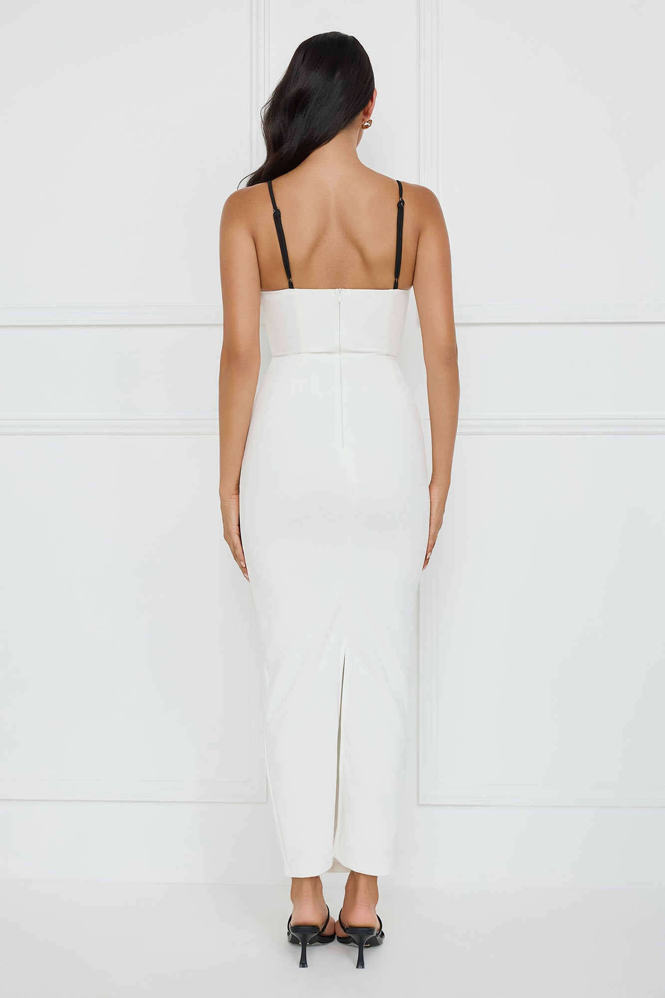 Chic Sophistication Maxi Dress White