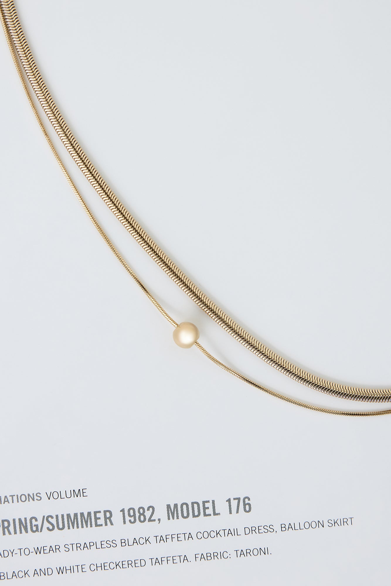 Coasted Gem Necklace Gold
