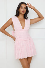 Light And Luxe Mini Dress Pink