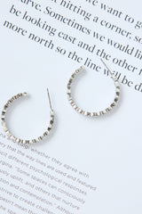 925 Silver High Shine Earrings Silver