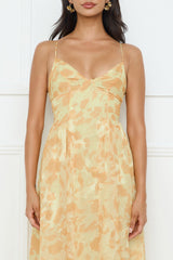 Fresh Nectar Midi Dress Yellow
