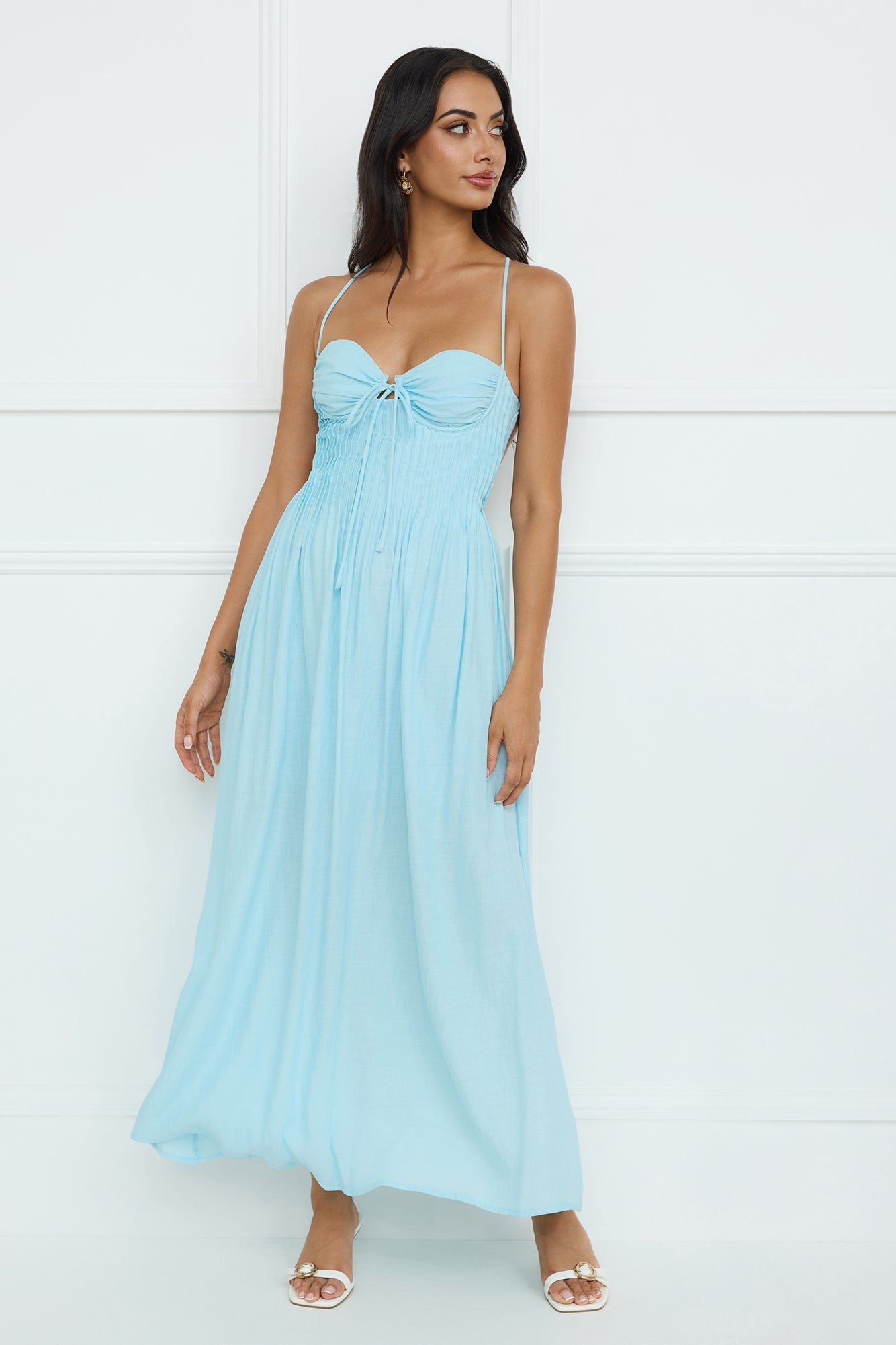 Discover Yourself Maxi Dress Blue