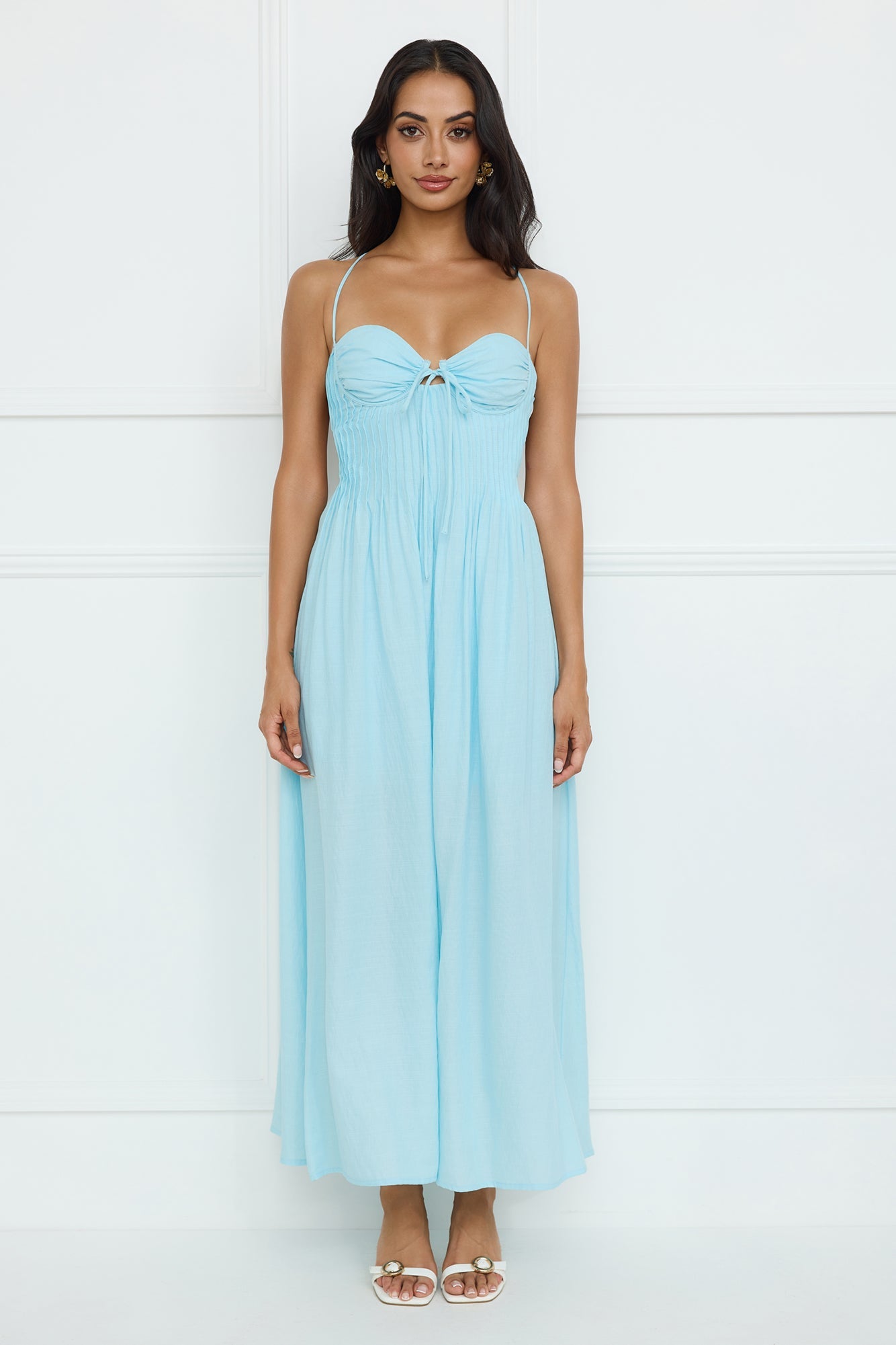 Discover Yourself Maxi Dress Blue