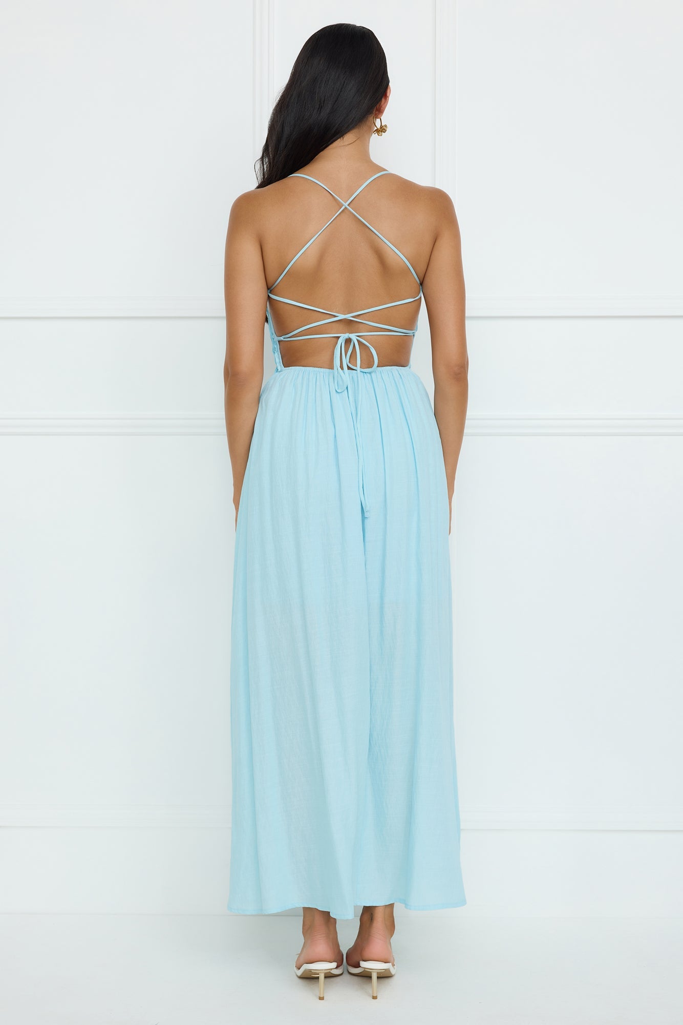 Discover Yourself Maxi Dress Blue