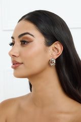 Blossom Studs Earrings Silver