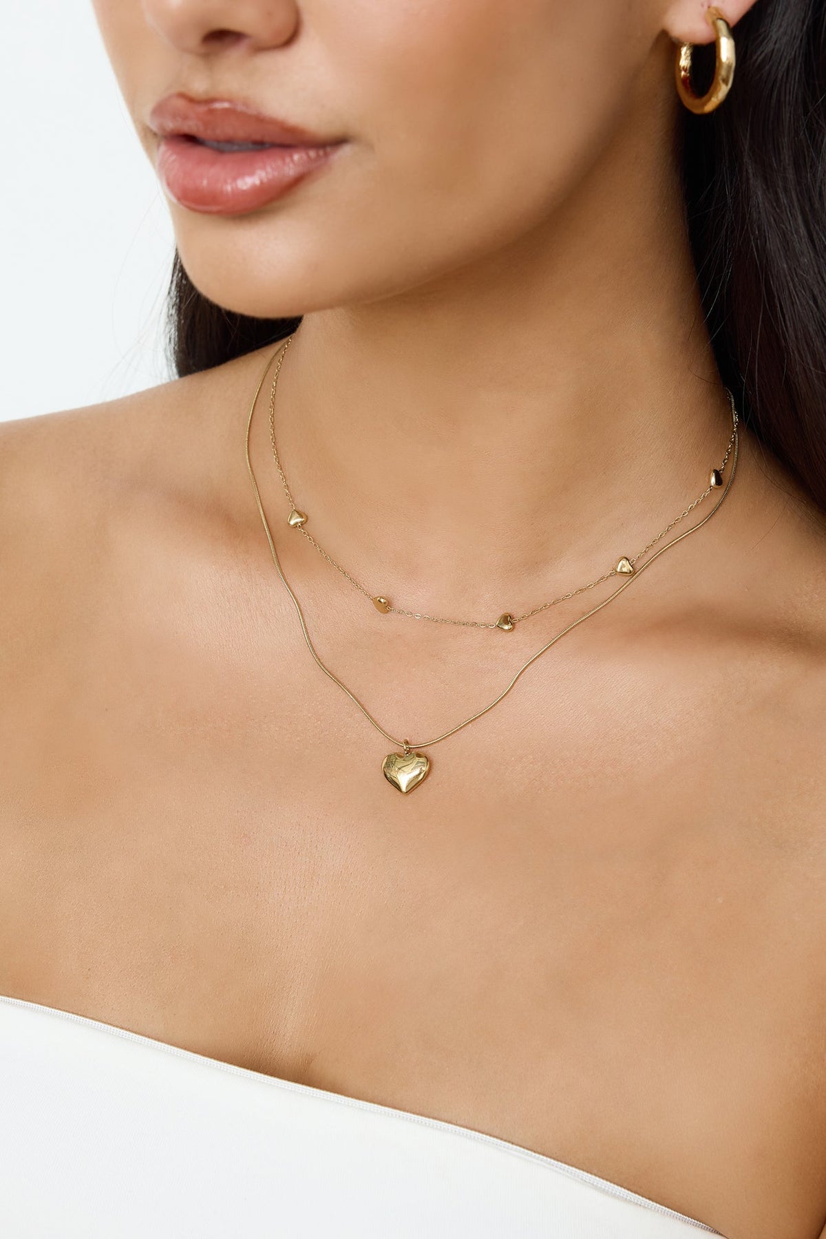 Lush Look Necklace Gold