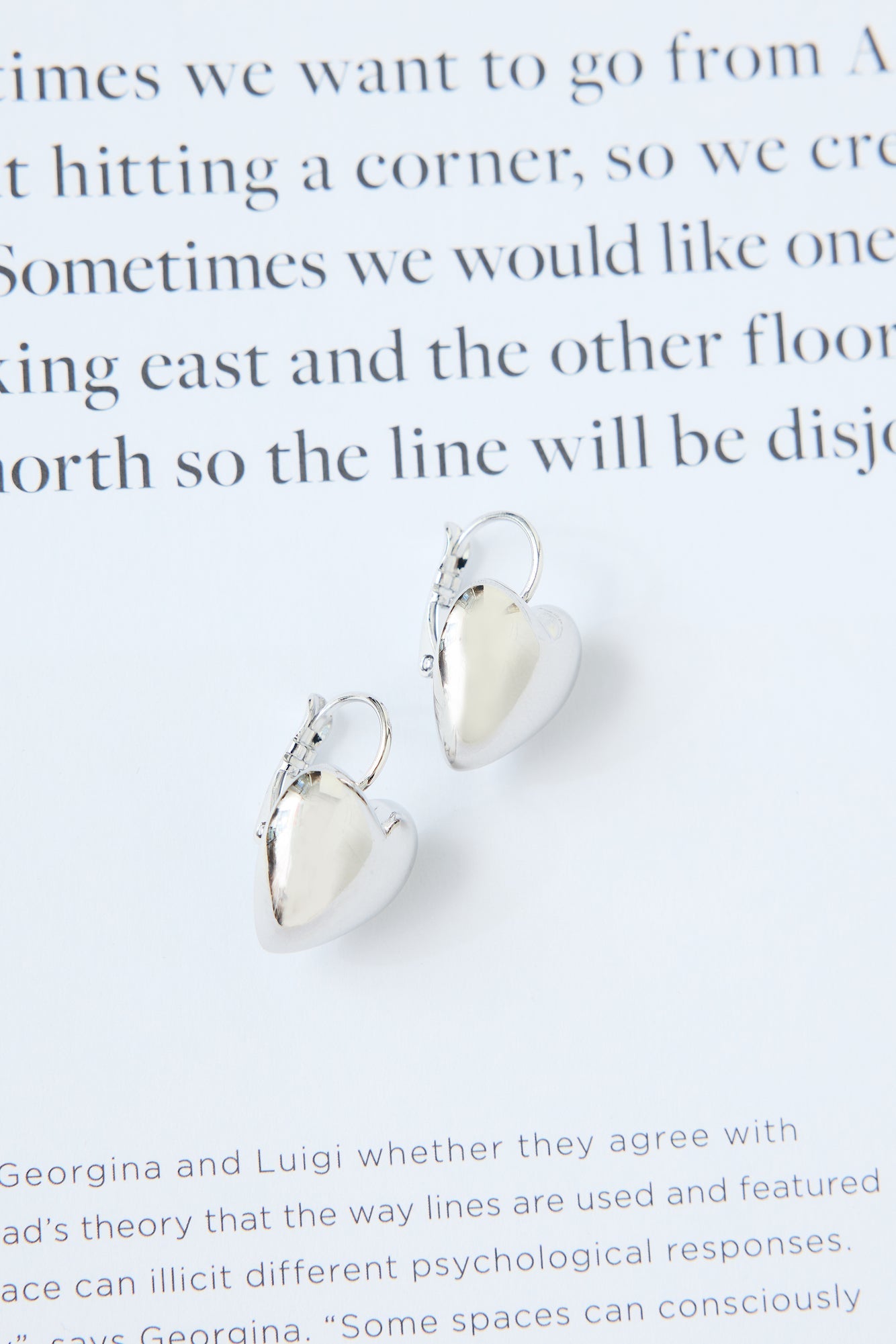 Into Love Earrings Silver