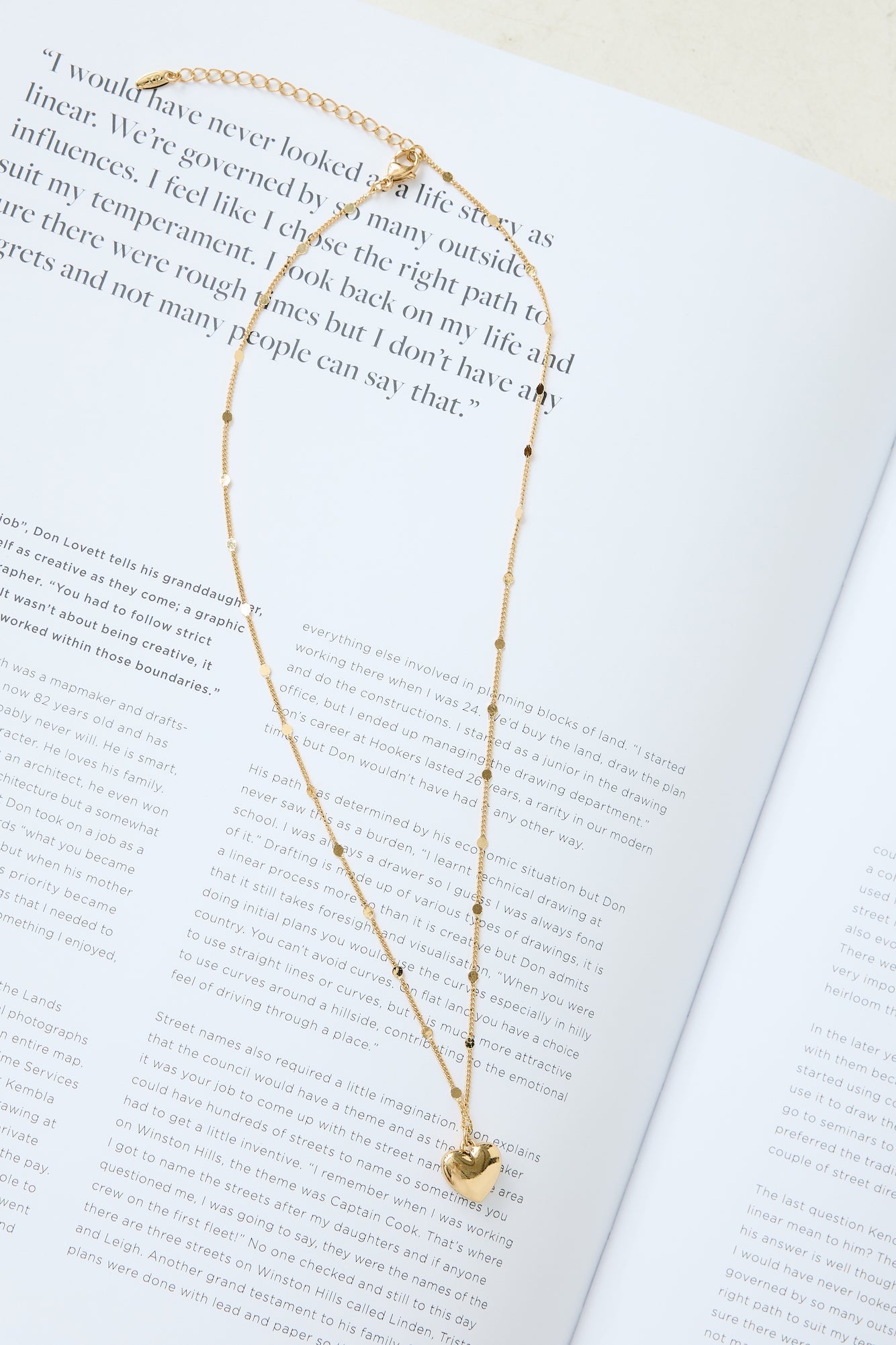 Deep Dive Necklace Gold