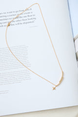 18k Gold Plated Star Landing Necklace Gold