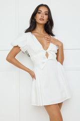 Golden Hour Muse Mini Dress White