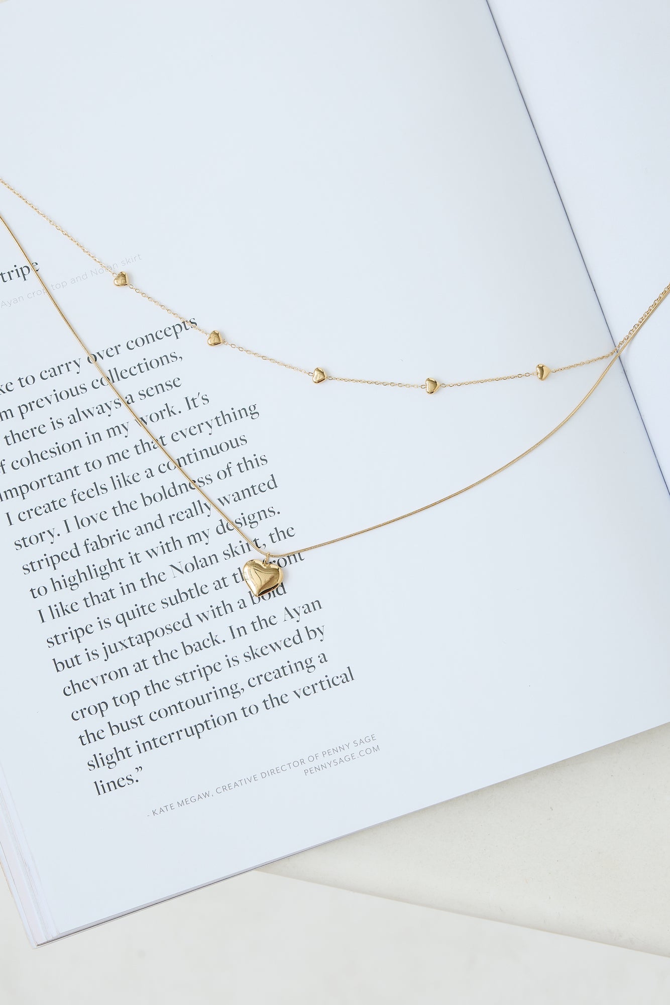 Lush Look Necklace Gold