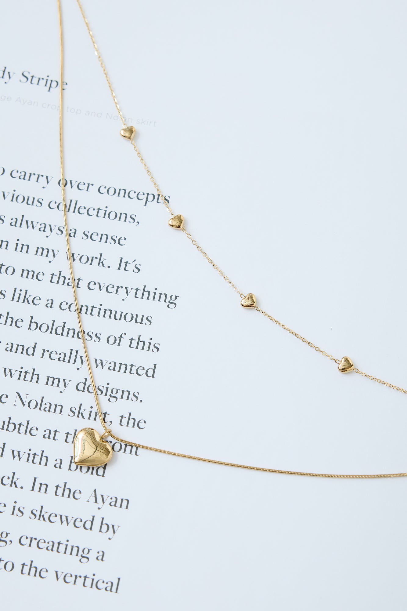 Lush Look Necklace Gold