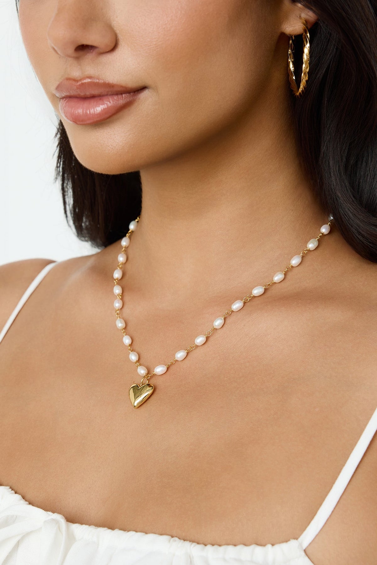 Love Me First Necklace Gold