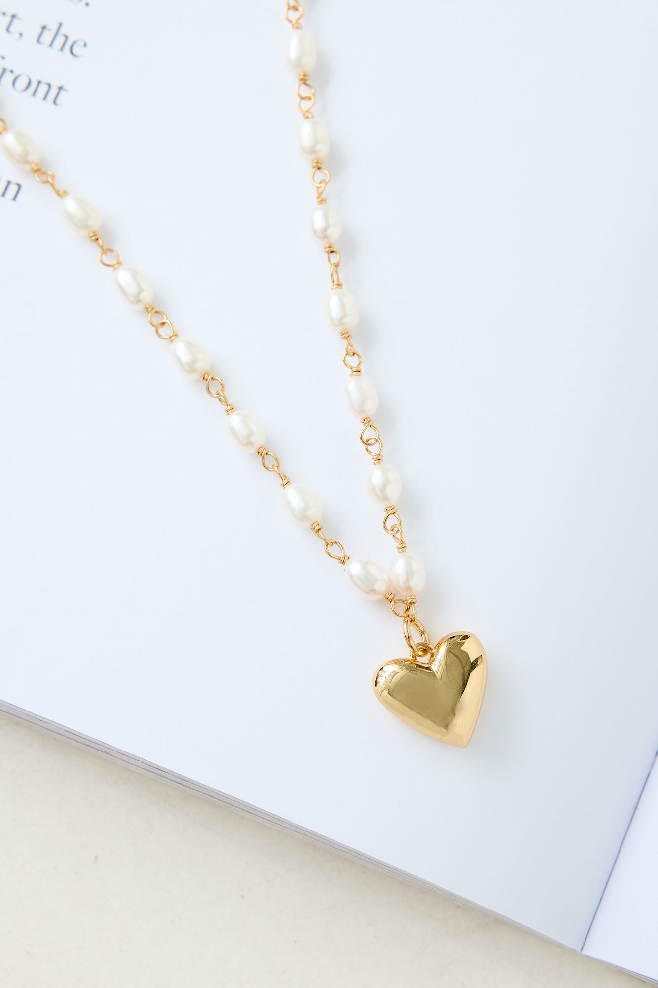 Love Me First Necklace Gold