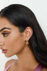 14k Gold Plated Her Energy Earrings Gold