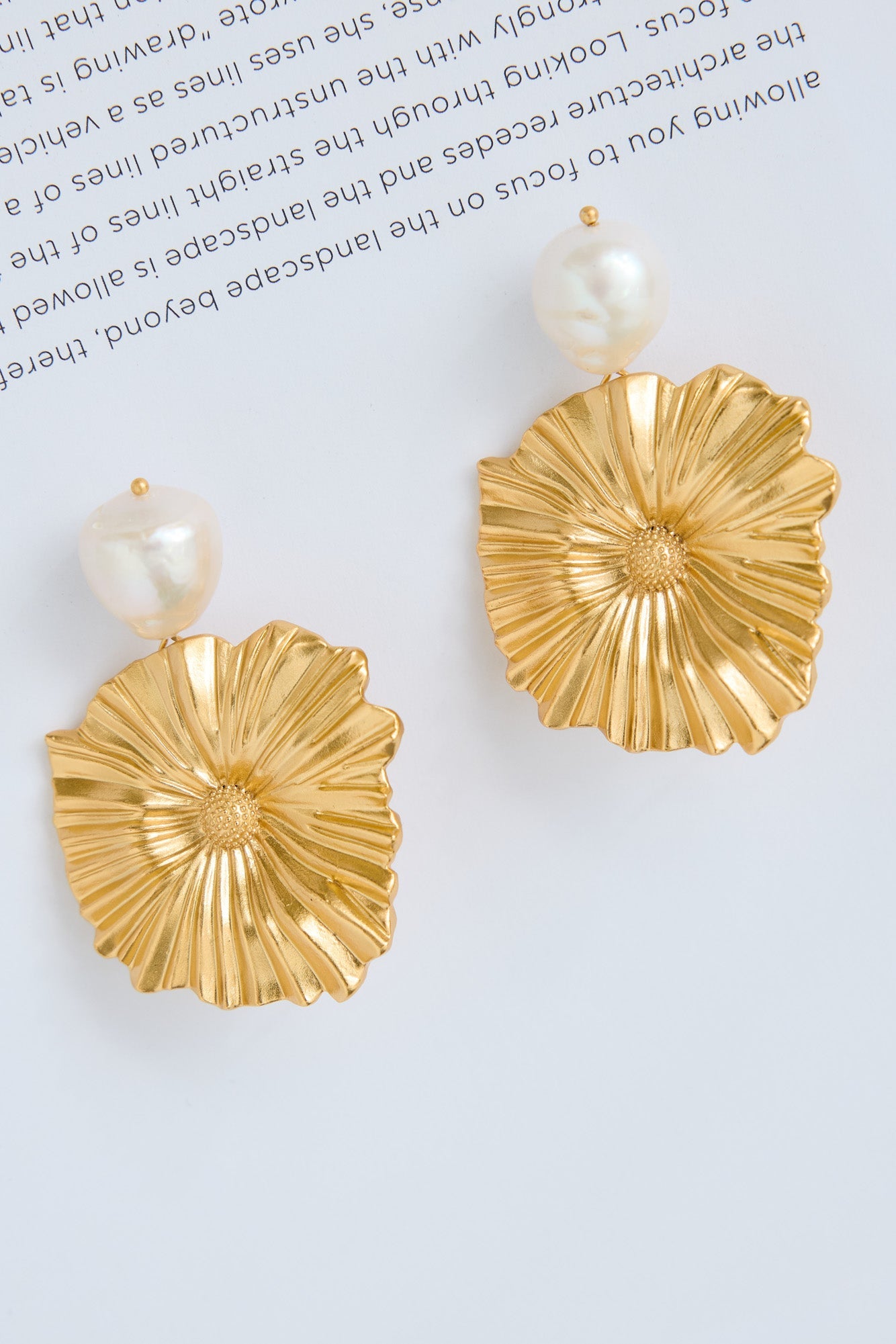 18k Gold Plated Solina Earrings Gold