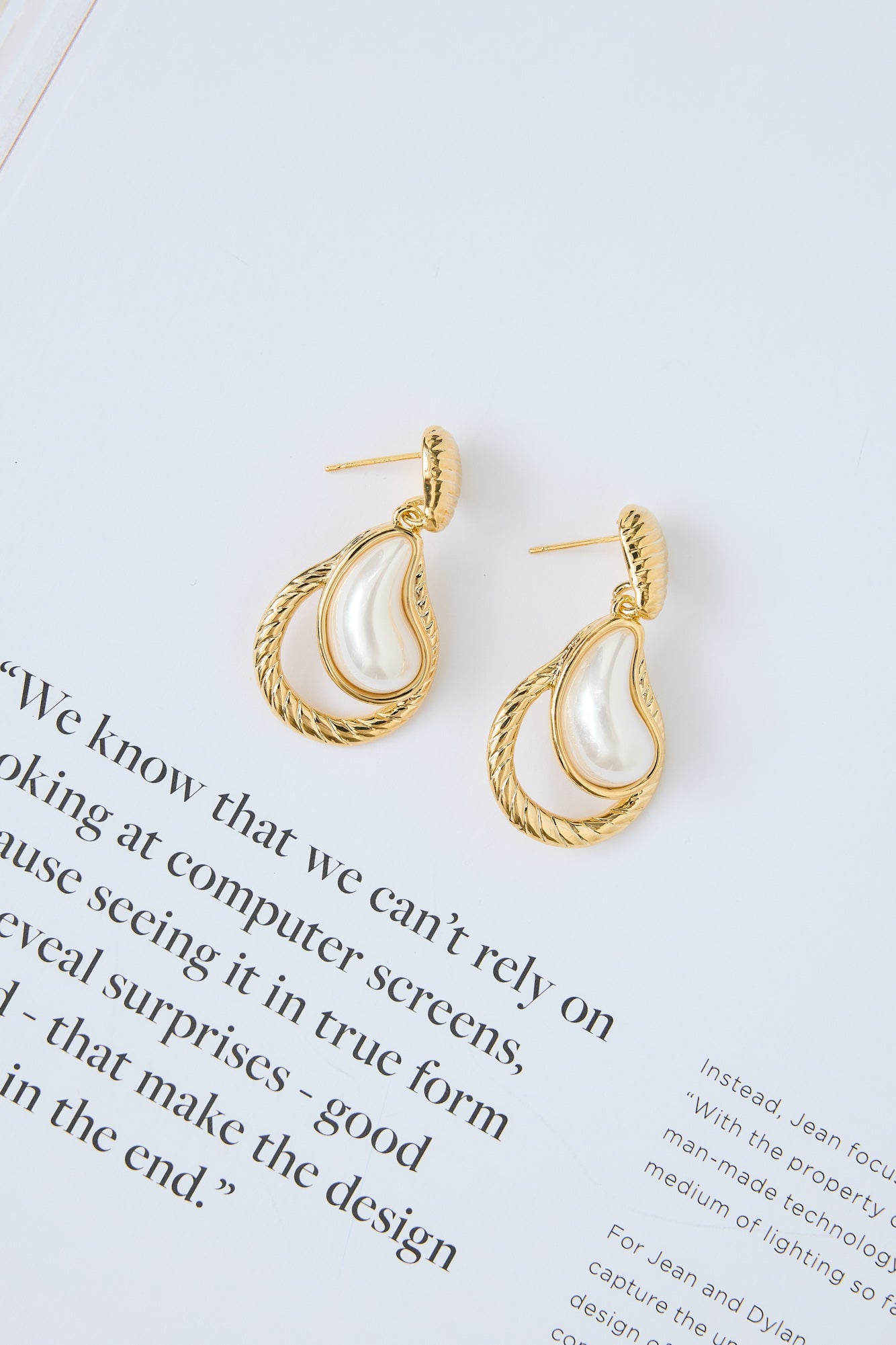 18k Gold Plated Coastal Escape Earrings Gold