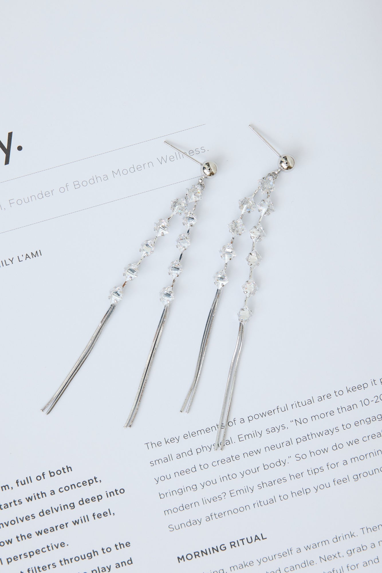 City Lights Earrings Silver
