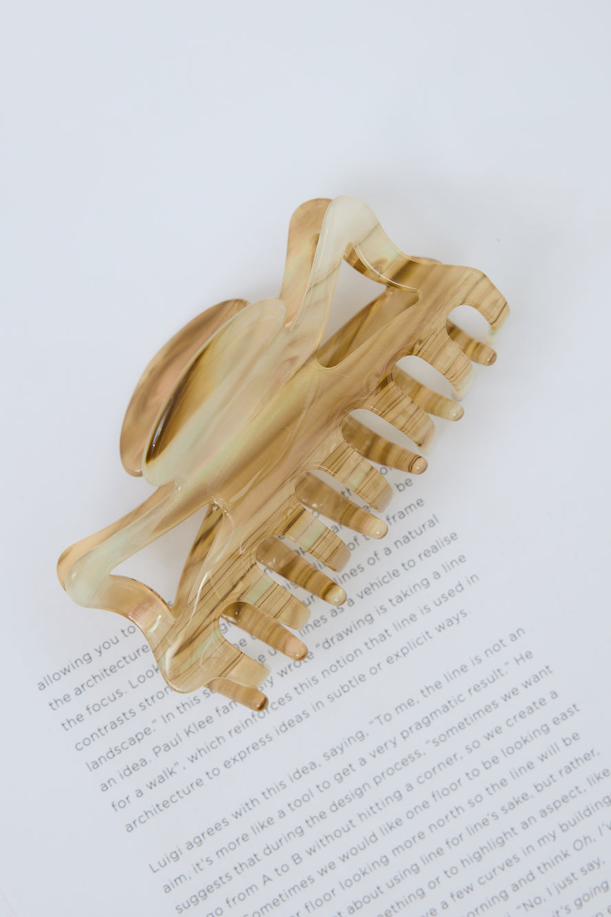 Darcey Claw Clip Natural