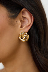 Exotic Touch Earrings Gold