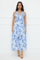 Deep Dive Maxi Dress Blue