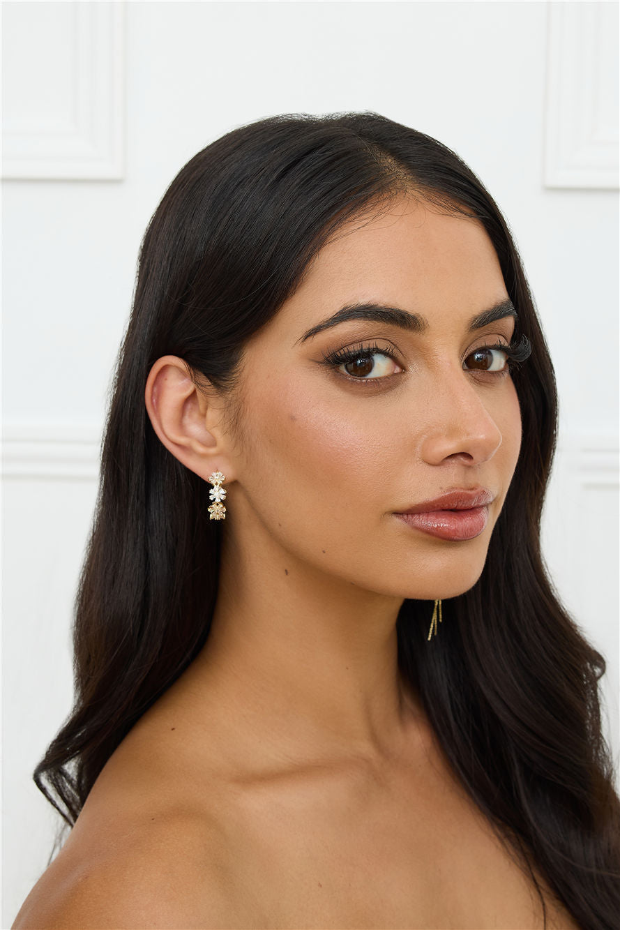 Dazzle Desert Earrings Gold