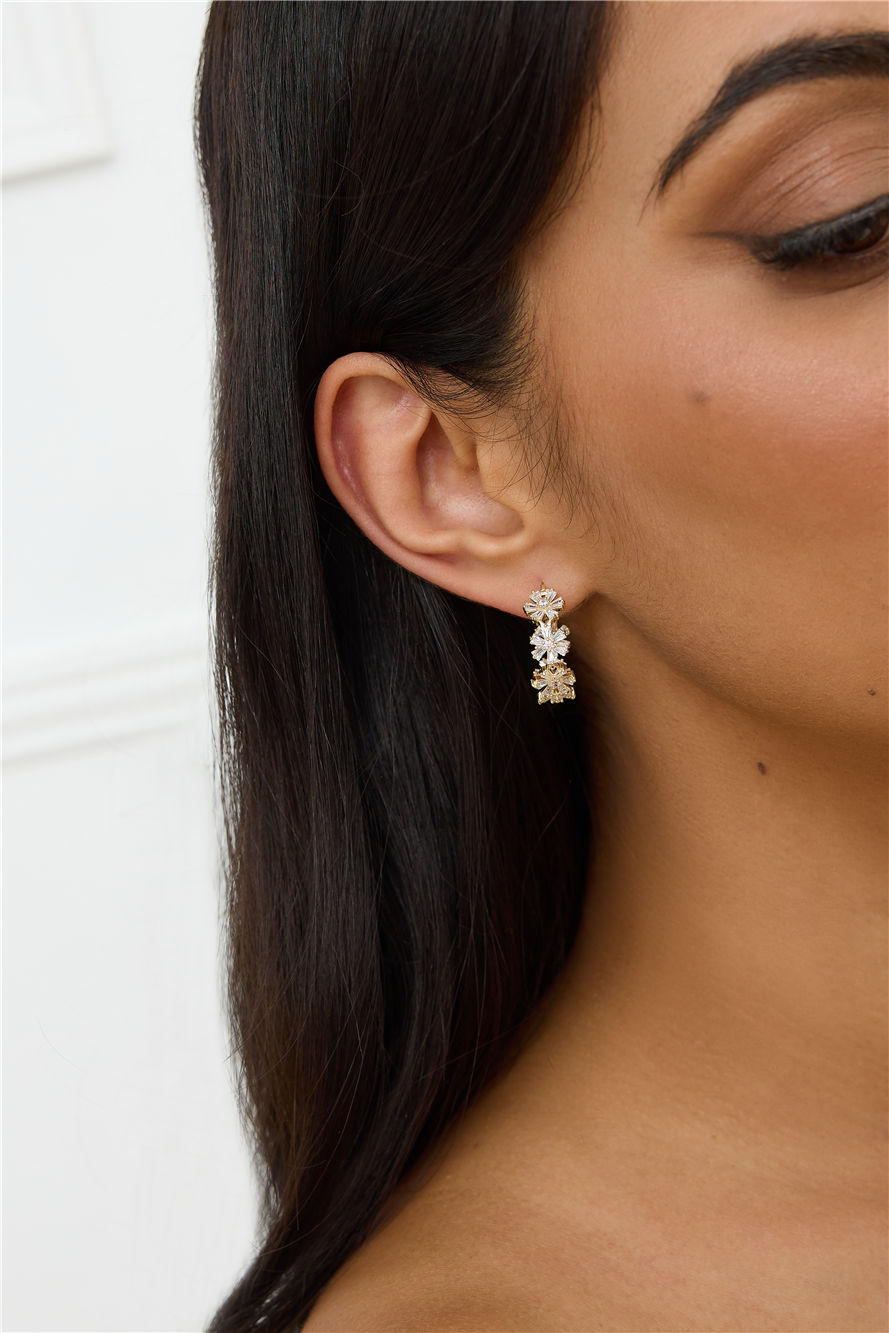 Dazzle Desert Earrings Gold