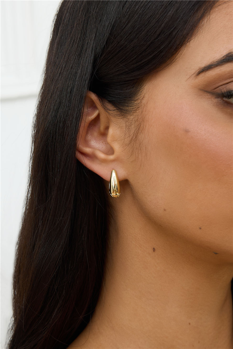 18k Gold Plated Stunning Earrings Gold