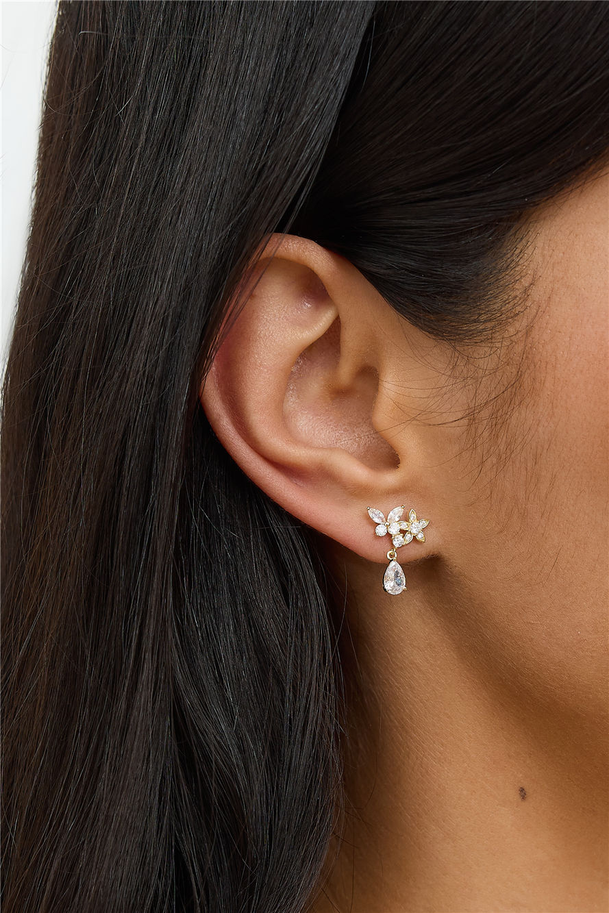 Little Effort Earrings Gold