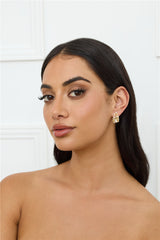 Looks Like Love Earrings Gold