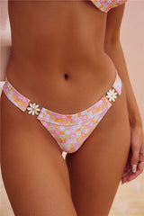 Lush Tropics Swim Bottom Geo Print