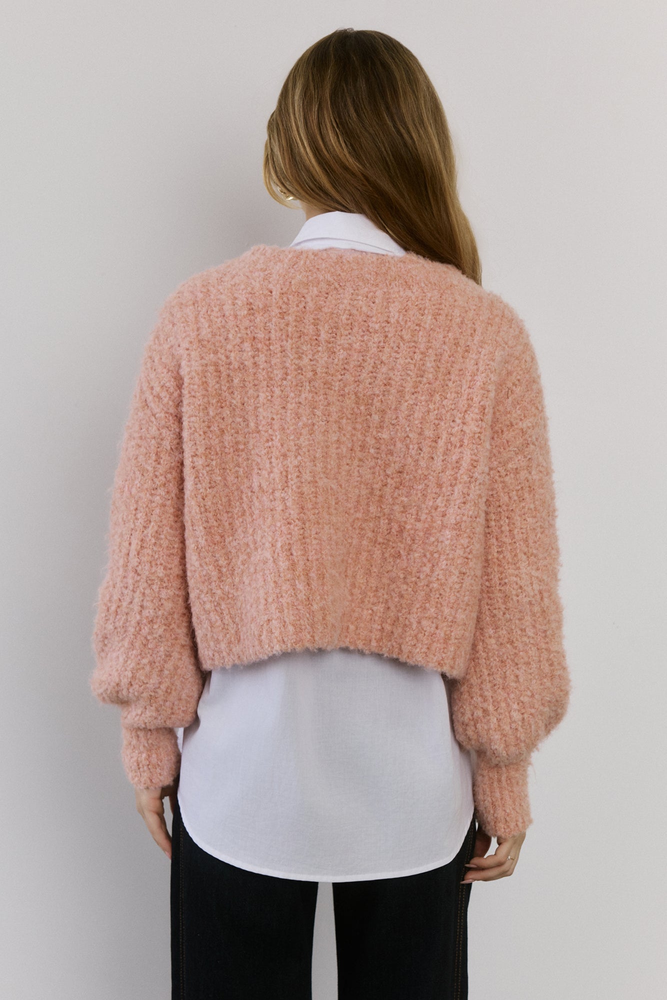 Ice Queen Knit Cardigan Pink