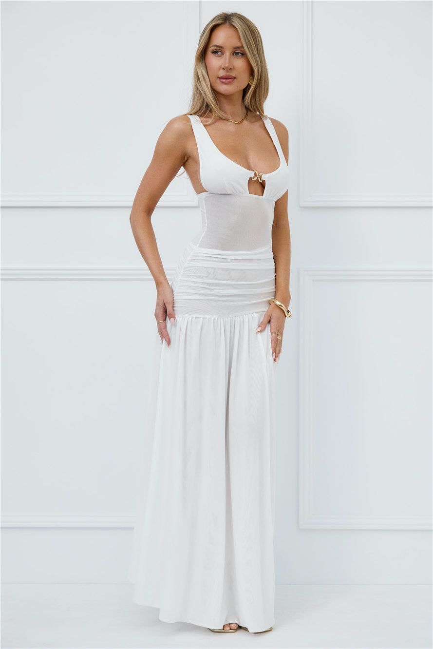 Denver Maxi Dress White