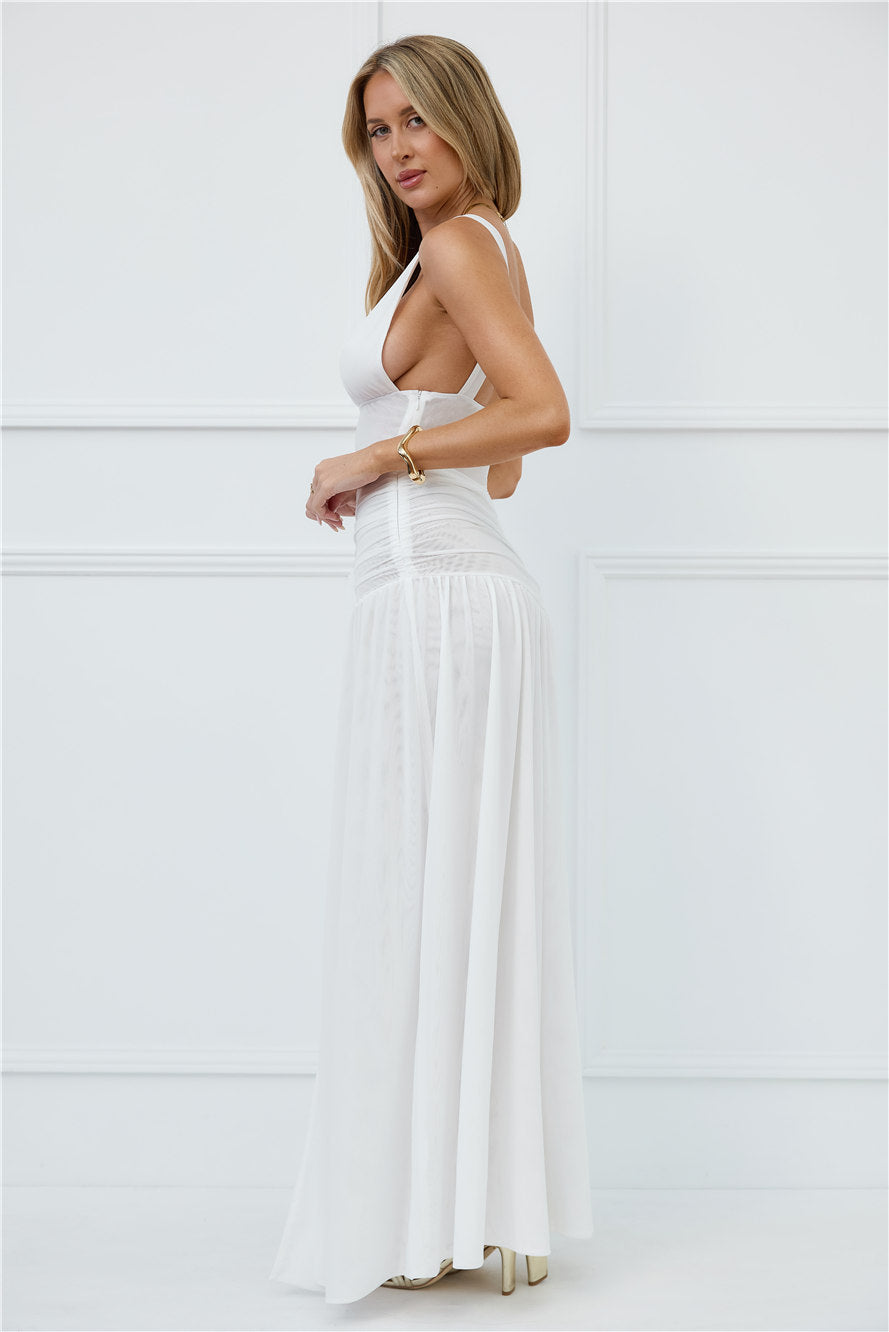 Denver Maxi Dress White