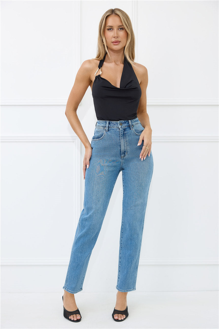 Electric Temptation Halter Top Black