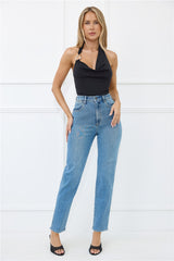 Electric Temptation Halter Top Black