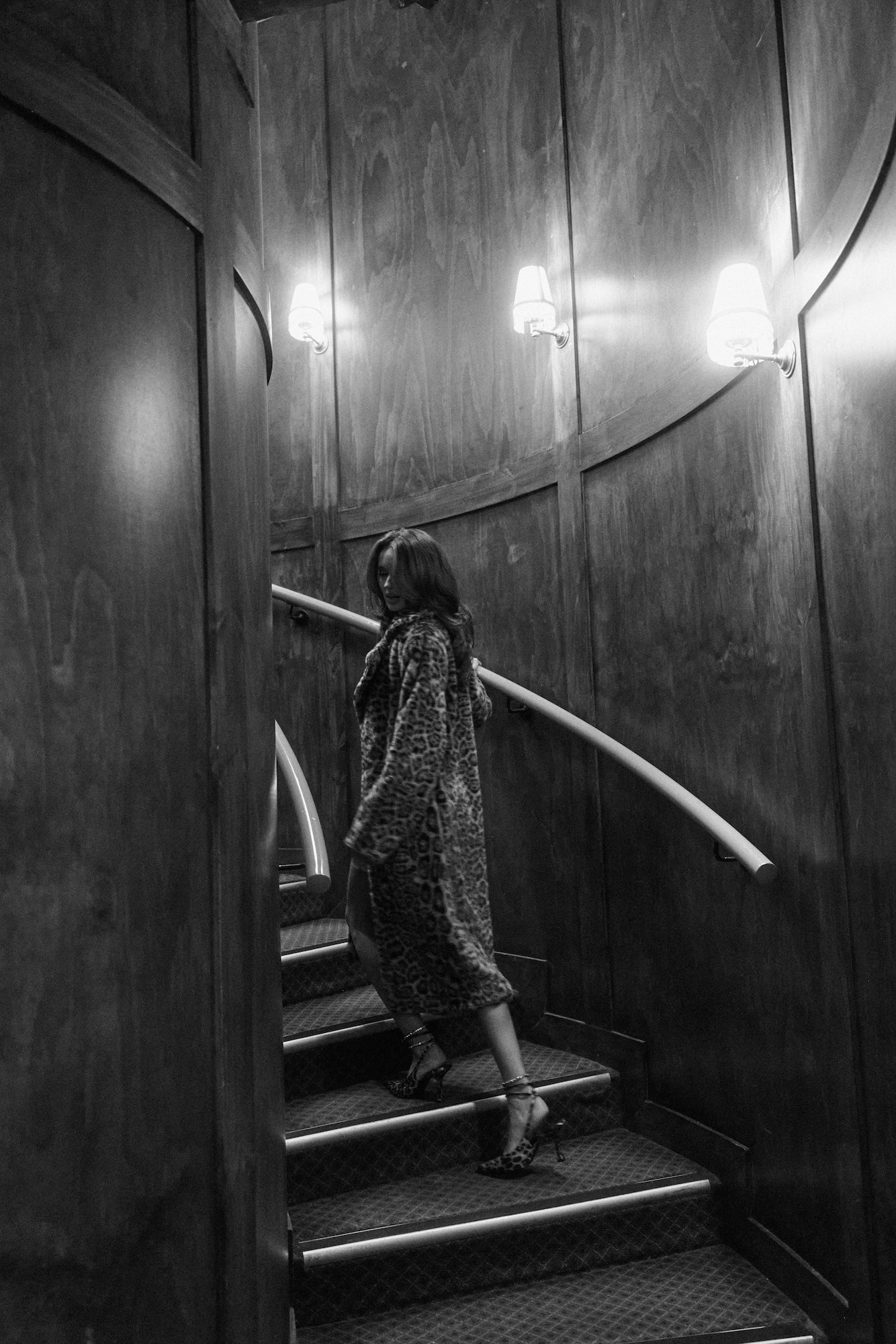 On The Wild Side Faux Fur Coat Leopard